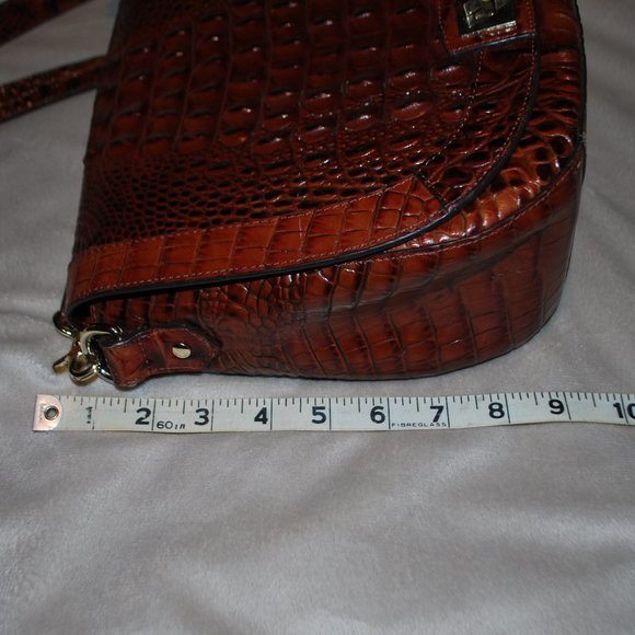 Brahmin Pecan Large Saddle Bag - Picture 8 of 11